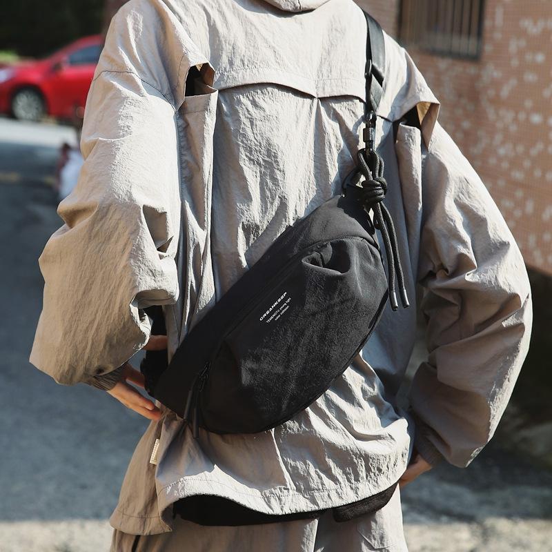 Crossbody Bag Men's Trendy Brand Waterproof Travel Small Satchel Chest Bag Waist Bag Women's Sports Cycling Bag