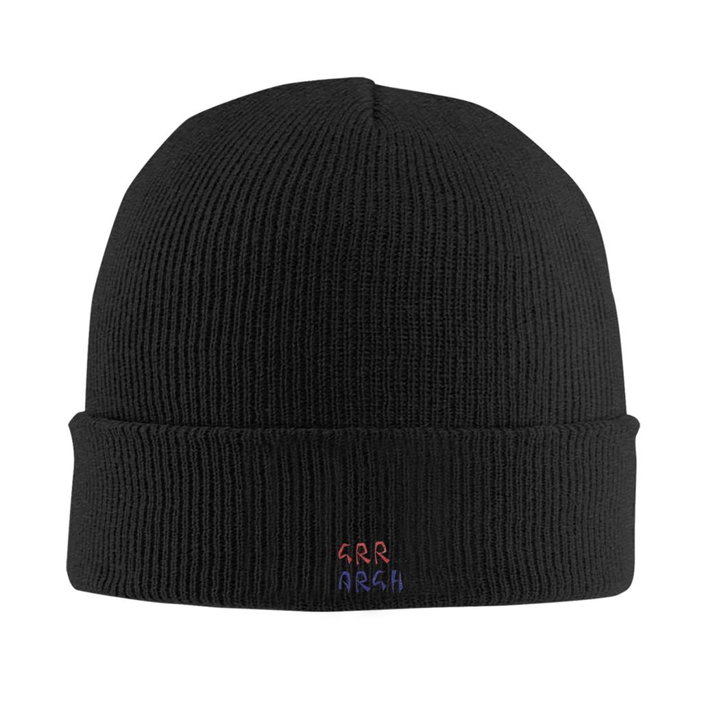 grr...argh with colour Winter Skullies Beanies Hat Warm Autumn Knitted Hats Bonnet Caps for Women Men
