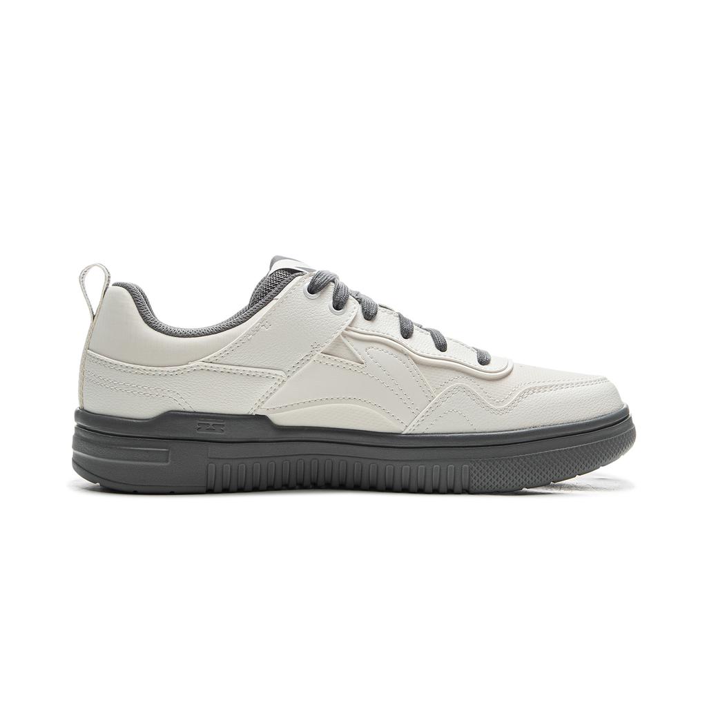 New LiNing Qingyun Cyan Cloud Anti-Slip And Wear-Resistant Breathable Low-Top Skateboard Shoes Men's White AGCT297-6