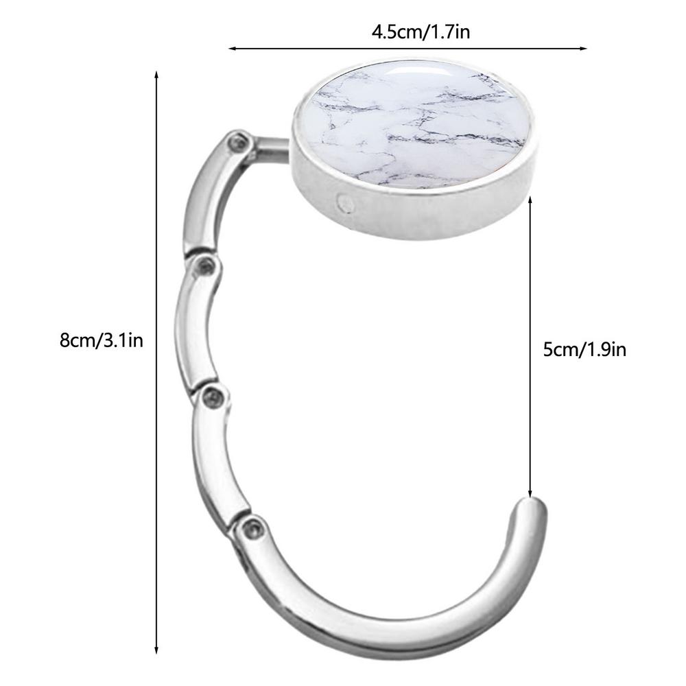 1pcs Portable Fashion Folding Purse Handbag Bag Hanger Hook Holder Table Hook Unique Bag Parts Accessories