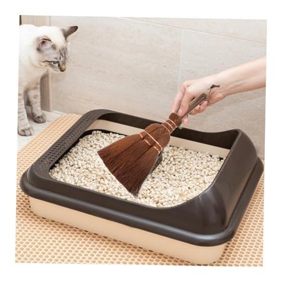 Beaupretty Small Broom and Dustpan with Brush, Cleaning Supplies for Table Cleaning, Pet Hair and Feces, Owner's Cleaning Goods, Daily Cleaning At