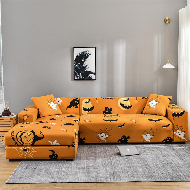 Stretch All-Inclusive Sofa Cover Printed Knitted Sofa Cover Dirt-Proof Cover