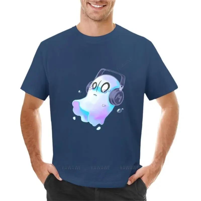 Cotton Men T-shirt Napstablook T-Shirgraphic Tees Graphic T Shirt Aesthetic Clothing Mens Tall New Black Tshirt for Boys