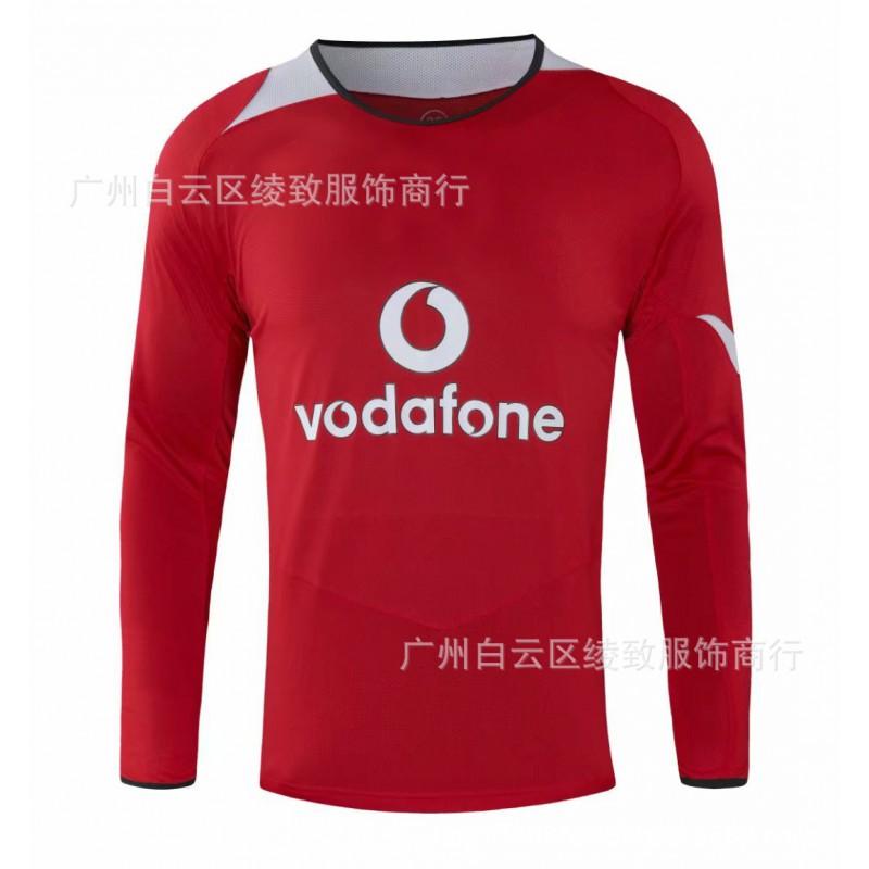 Manchester United Retro Domácí Dres 2007-08 Cristiano Ronaldo 7 Dlouhý Rukáv Stoleté Vydání Fotbalový Dres