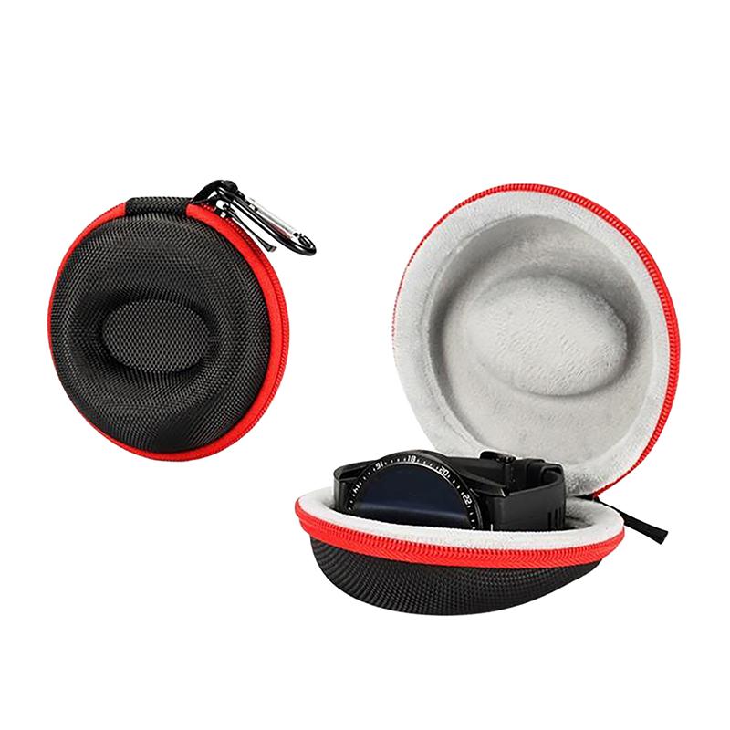 Portable Eva Single Watch Travel Case Watch Storage Organizer Box Watch Holder Waterproof For Smartwatches Zippered Container