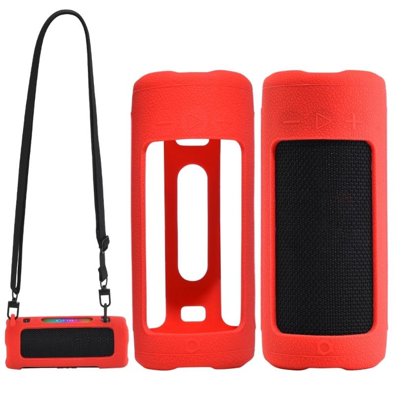 Shockproof Silicone Protective Cover For GRIP Portable Speaker With Comfortable Shoulder Strap Storage Bag Replacement