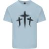 Three Grunge Crosses Gothic Kids T-shirt Childrens