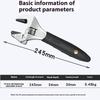 Multifunctional Adjustable Wrench Tool Multipurpose Pipe Wrench Wrench Suitable for Car Maintenance Household Tool