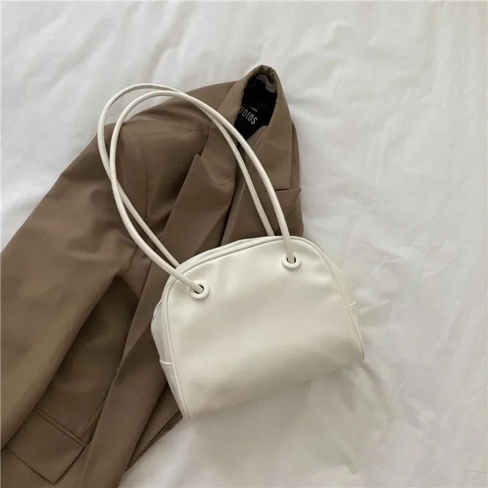 Handtaschen für Damen Retro Hochwertige Naht Schulter Unterarmtasche Nischendesign Herbst Neu Temperament Mode Umhängetaschen