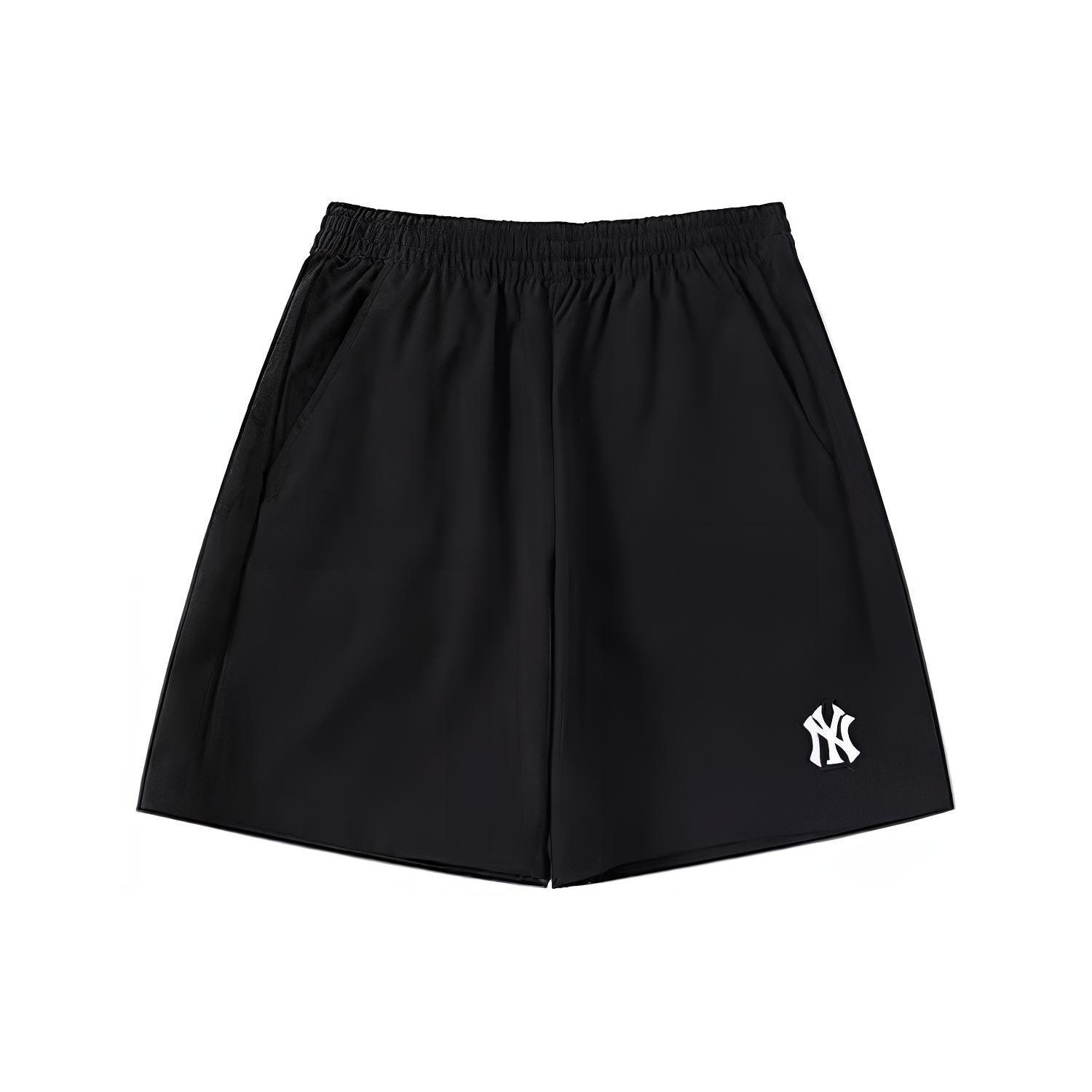 MLB Casual Shorts Unisex Black Moderate 3ASMB0233-50BKS XS