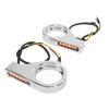 Front Fork LED Turn Signal Light High Brightness Stability Fork Clamp Indicators Lights for 41MM Fork