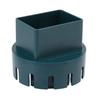 Downspout Adapter Plastic Drain Adapter Replacement Downpipe Converter Connector with Screws