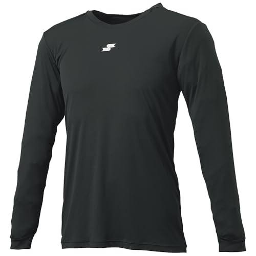 SSK Airyfun Low-Neck Long-Sleeve Undershirt (2-Pack) SCFLL90M Black (90)