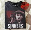 Vintage Sinners Movie Shirt, Michael B Jordan T-Shirt, 90s Bootleg Thriller Film Graphic Tee, Dance With The Devil Apparel