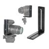 L Shape Camera Quick Release Plate Aluminum Tripod Mount Vertical Grip Holder