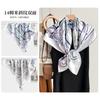 Silk twill 14 mmi large silk scarf women's fashion versatile high-end mulberry silk square scarf light luxury versatile 90 shawl