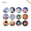 In Stock: Genshin Impact Character Badges & Keychains - Furina & Kazuha Series
