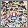 50 Q Version Detective Conan Anime Stickers - Small, Exquisite Character Graffiti for Earphones & DIY Desktop Decor