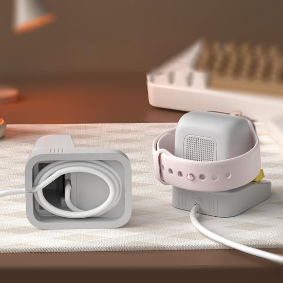 Typewriter Watch Charging Stand for Watch SE/Ultra/1-10 Silicone Watch Charger Wireless Desk Charging Dock Station Holder