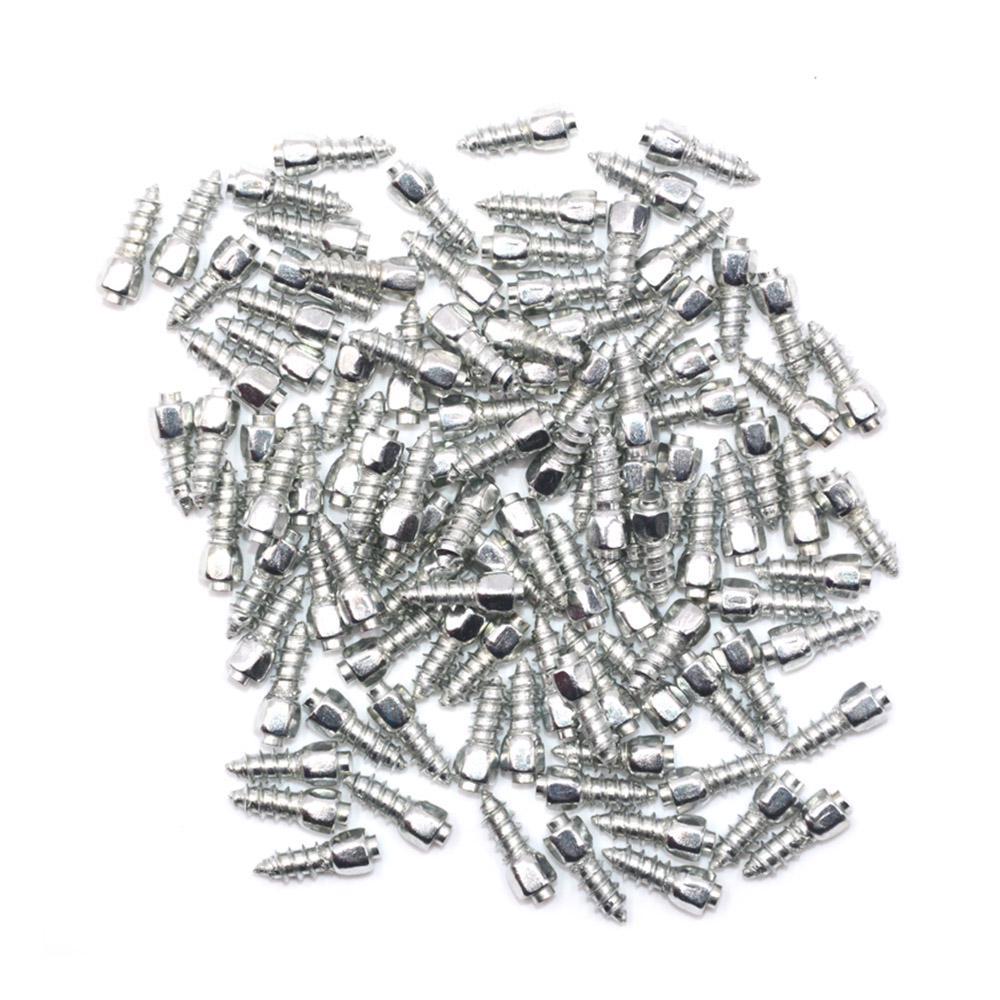 Pack of 200 Tire Stud Screws, 12mm Non-Slip Metal Screws for ATV, UTV, 4X4 Vehicles with Easy Installation Kit for Improved   Traction