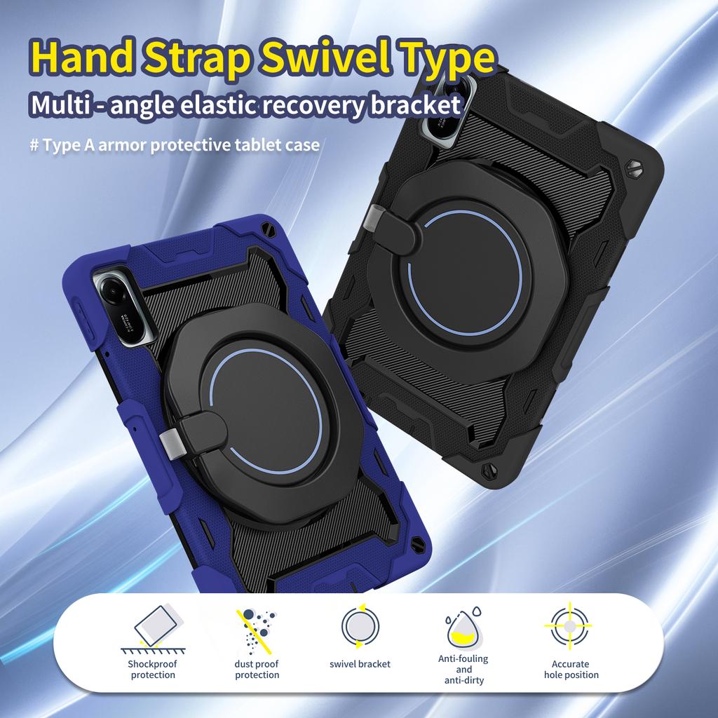 For Xiaomi Redmi Pad 2 Case with Kickstand PC + Silicone Shockproof Rugged Tablet Cover