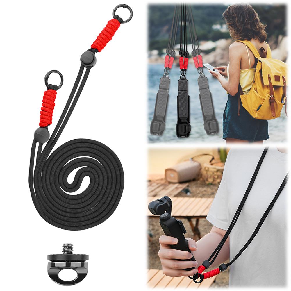 Camera Anti-Lost Lanyard with 1/4 Screw Quick Release Anti-Lost Strap Sports Camera Lanyard for DJI Pocket3/Action5 Pro/4/3