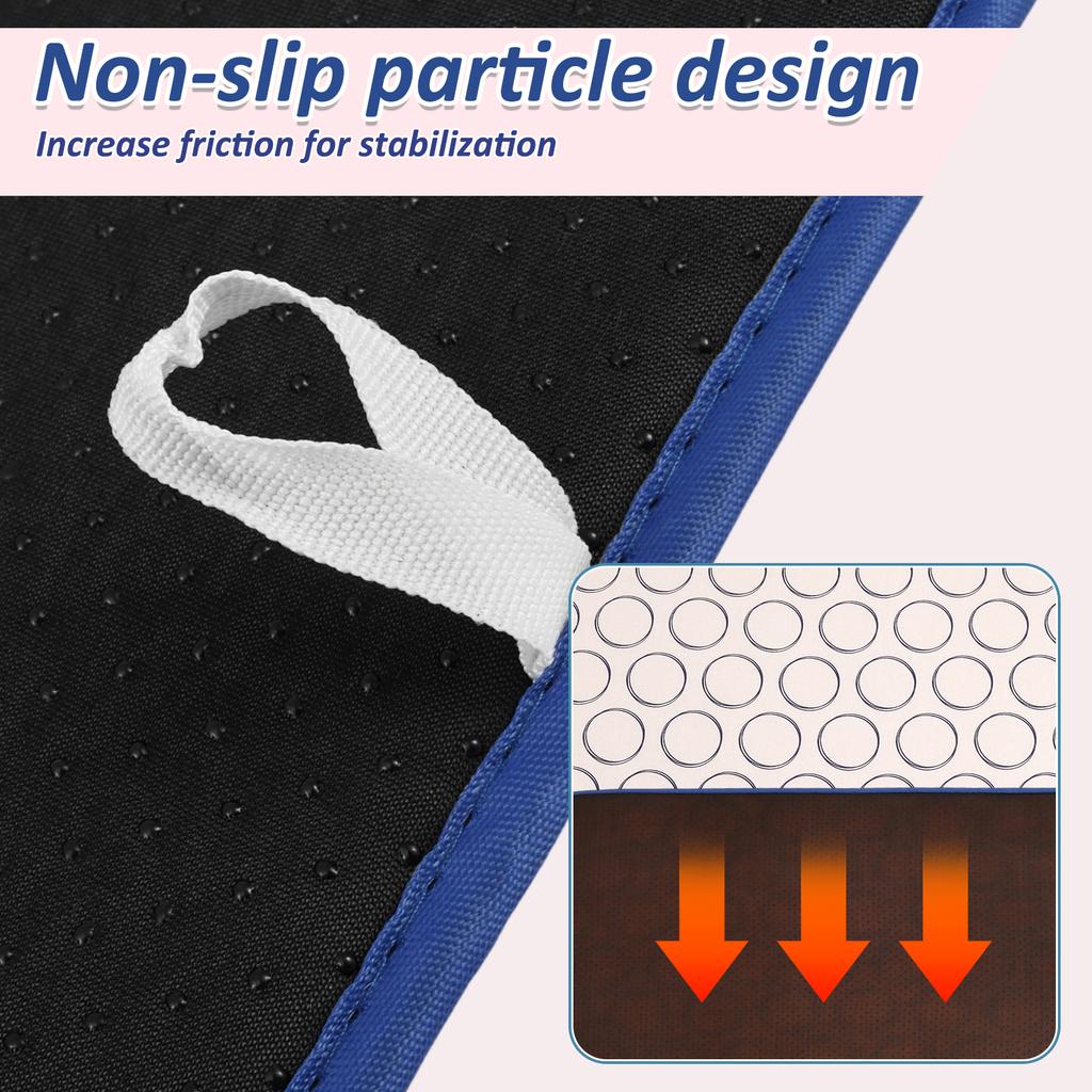 Tapis de Repassage Portable Pliable Couverture de Repassage Épaisse Résistante à la Chaleur Voyage Protège-Vêtements Planche Linge Silicone Repose-Fer