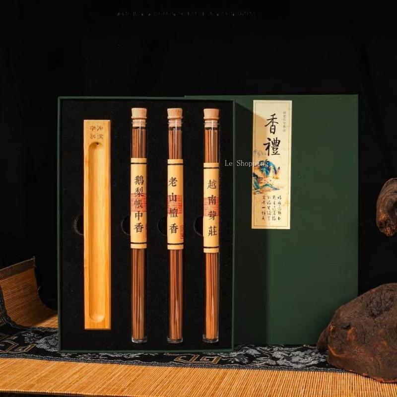 

21Cm Stick Incense Gift Box/Goose Pear Nha Trang Old Mountain Sandalwood/Home Indoor Air Purification Remove Odor Joss Stick Incense Stick