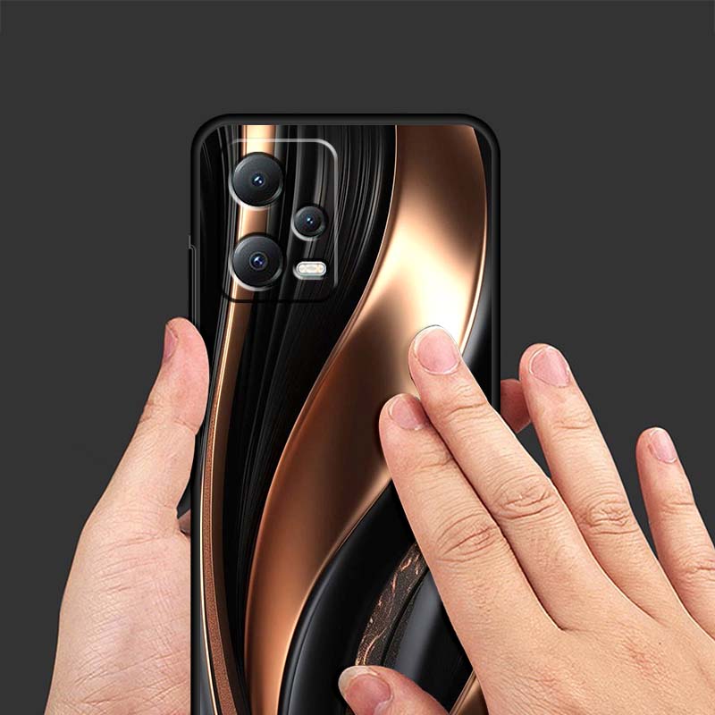 Technology Art Illustration Phone Case For Xiaomi Redmi Note 15 14 13 12 12S 11E 11 11S Pro Plus 4G 5G Black Soft TPU