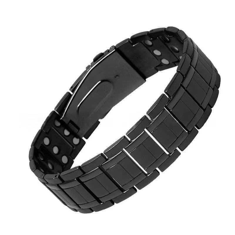 Stainless Steel Magnet Bracelet, Titanium Steel Energy Health Bracelet, Men s Bracelet.