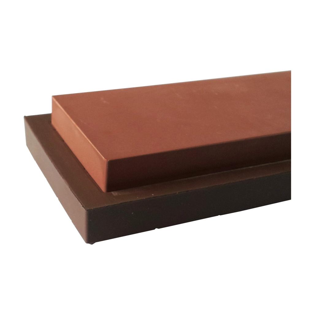 Naniwa Chocolate Sharpening Stone with Silicone Case, Chocolate Whetstone QC-0011
