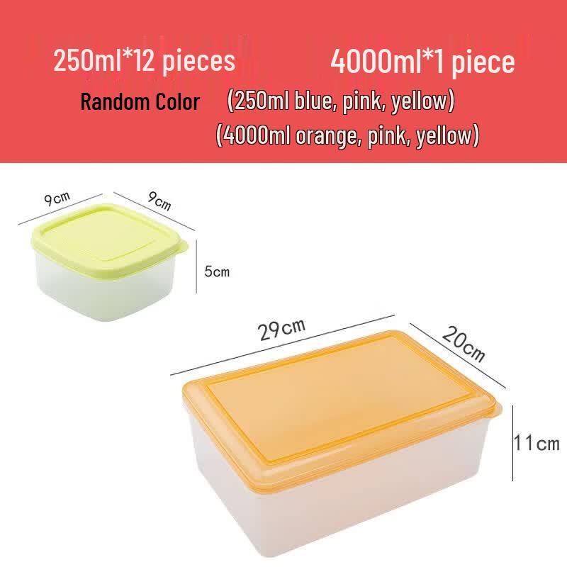 Plastic Food Sample Preservation Box