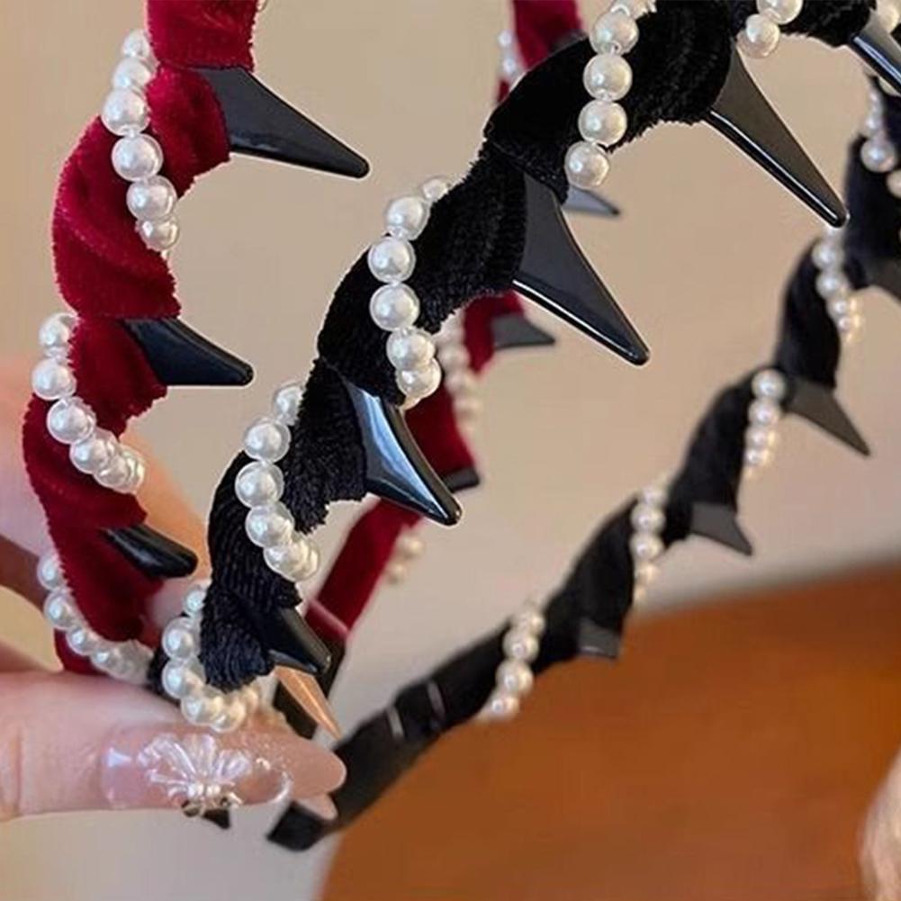 3Pcs Decorative Hair Band with 5 Hair Ties Fashion Non-slip Hairband Fashion Hair Accessories Gifts for Women Girls