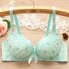 Bras for Women Brassiere Push Up Bra Padded Seamless Bralette Panties Floral Wired Breathable Thin Comfy