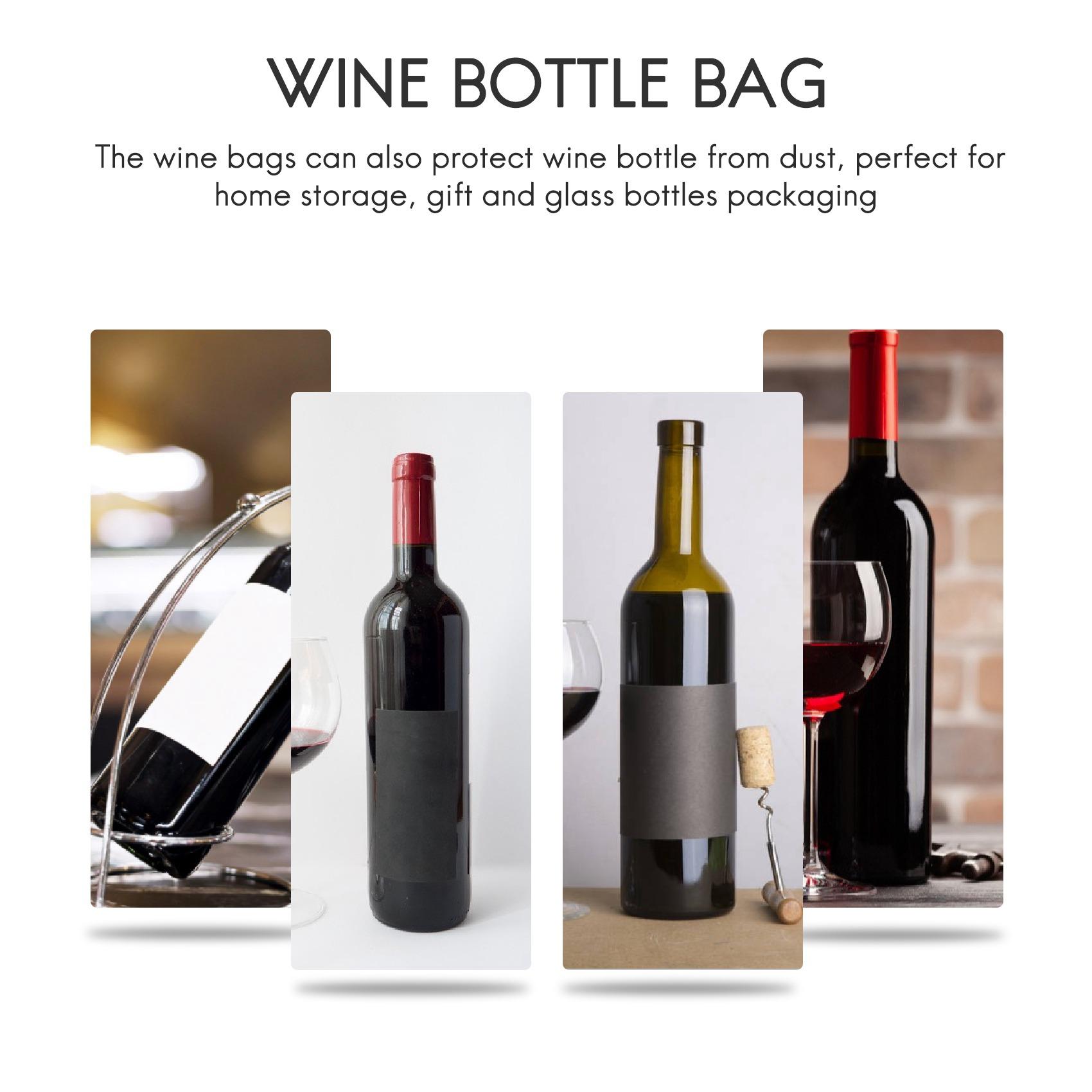 

Good-10Pcs Jute Wine Bags, 14 X 6 1/4 Inches Hessian Numbered Wine Bottle Gift Bags With Drawstring For Blind Wine Tasting (Brow