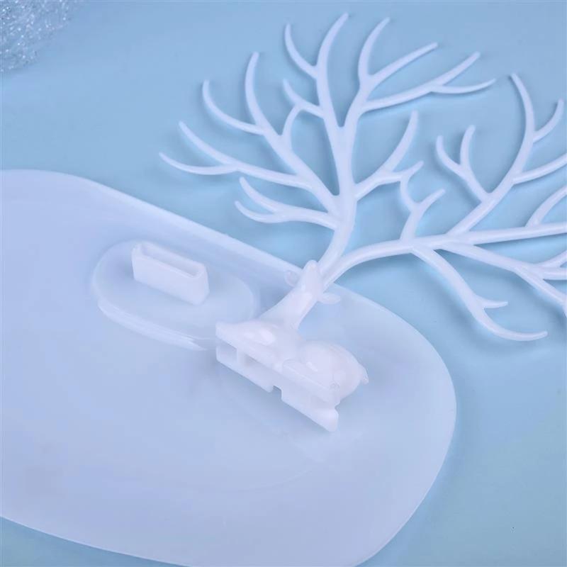 Black White Pink Red Deer Earrings Necklace Ring Pendant Bracelet Jewelry Cases Display Stand Tray Tree Storage Jewelry