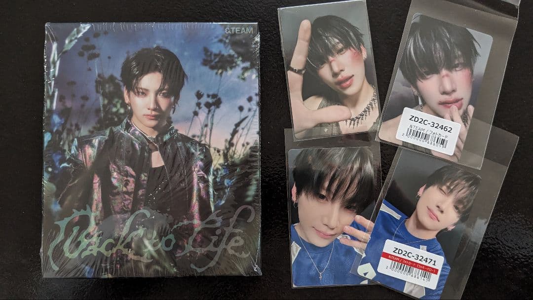 

[USED] &TEAM Solo Jacket YUMA Back to Life with 4 Trading Cards
