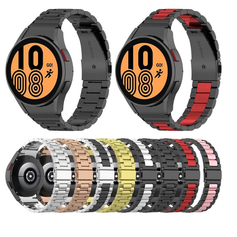Metal Strap for -Galaxy Watch4/Watch4 Classic Waterproof Durable for Smart Watch Bands Sports Wristband