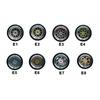 4Pcs/Set 1/64 Diecast Model Car Alloy Rubber Wheel & Tire Set Accessory Replacement Spare Parts