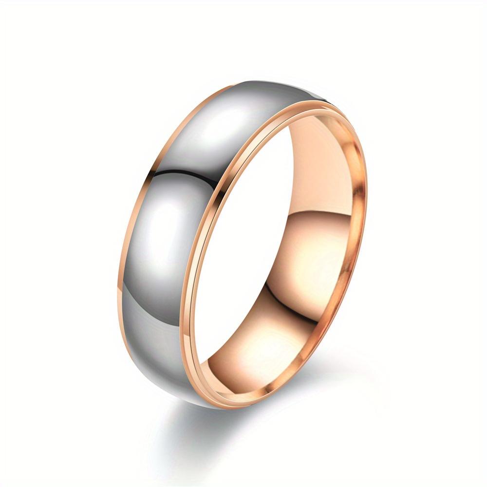 1 Pièce Bague Tendance et à la Mode Multi-usage Simple en Acier Titane, Adaptée pour le Port Quotidien | Comme Cadeau