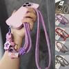 Mobile Phone Lanyard Adjustable Long Crossbody Lanyard Neck Cell Loss Band Phone Rope Anti Shou T0Z1