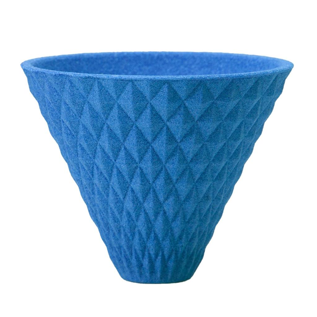 Hasami Keramik Kaffee-Filter, ekubo, 2-3 Tassen, Ultramarinblau, ek-00003, Kein Papierfilter benötigt, Leicht zu reinigen