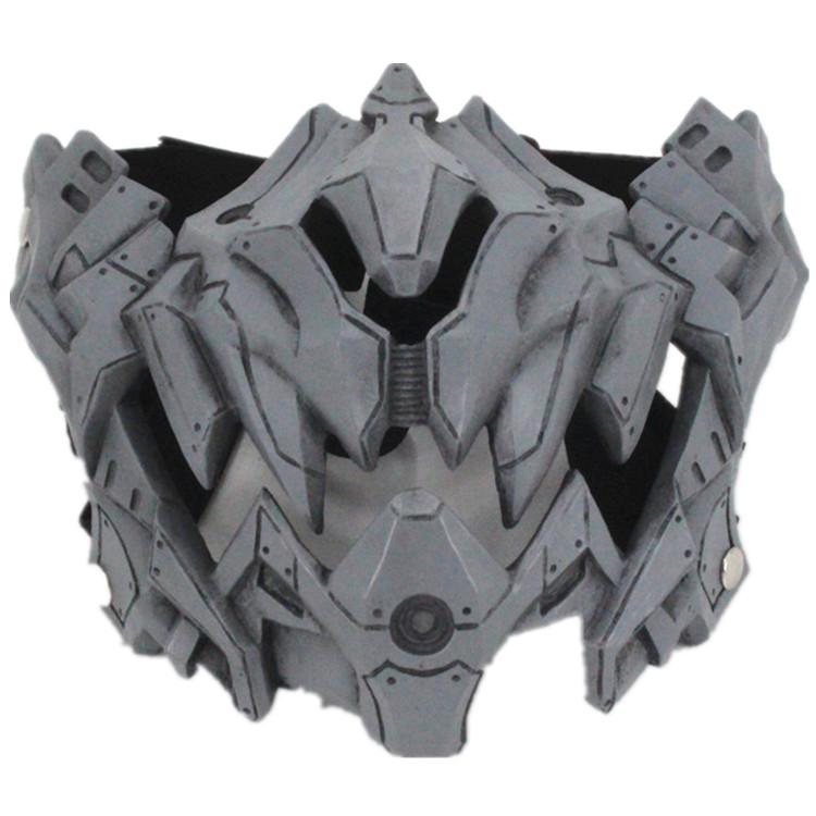 Mechanical Vintage Resin Bird Beak Half Face Mask For Halloween Costume Accessories Party