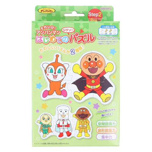 

Sunstar Stationery Go! Anpanman First Jigsaw Puzzle Step2 Midori 5280009C