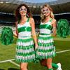 Fringe Skirt Soccer Fan Costume Supplies Set Cheerleading Gear Set  Game Day Match Party