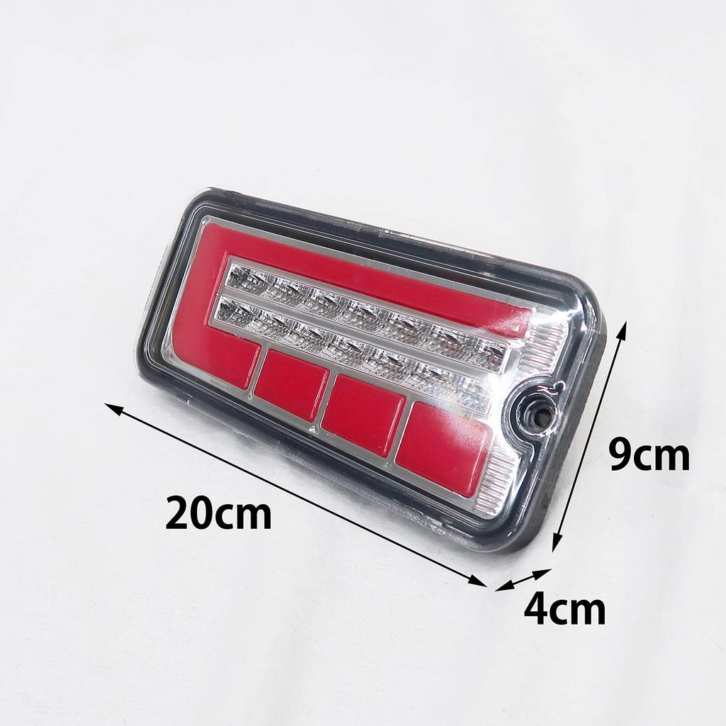 WNJAPAN LED Sequential Tail Lights for Hijet Pixis and Jumbo and S510U Truck, Truck, S500P, S500U, S510P, (Pre-facelift) - HT-21CL