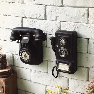 Loft American Vintage Wandtelefonmodell, Wohnzimmerdekoration, kreatives Café