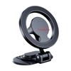360 Degree Rotating Metal Car Phone Holder Foldable Magnetic Mount Space Saving Brackets for Secure Hands Easy Driving