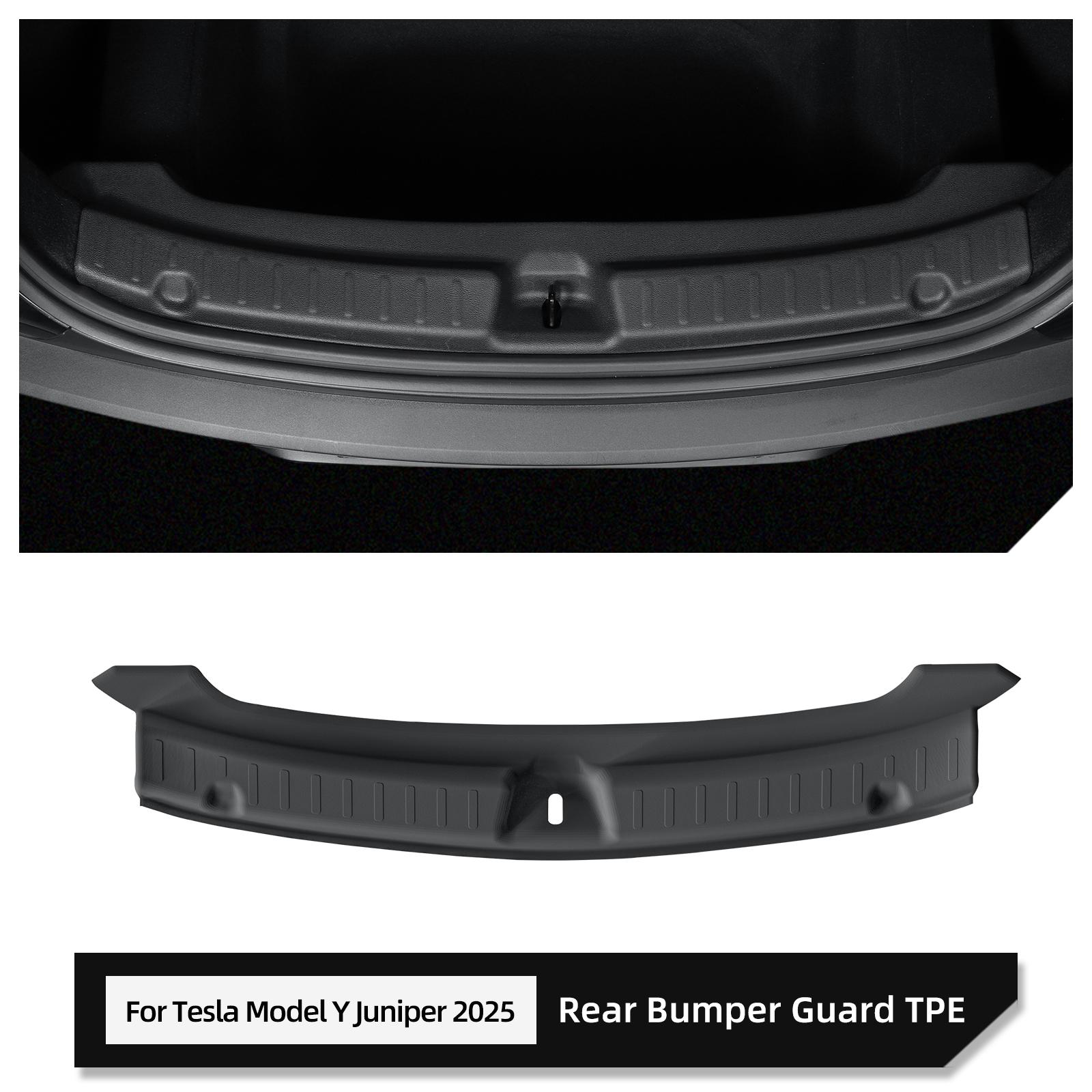 

for Tesla Model Y Juniper/Launch 2025 Rear Trunk Threshold Strip Bumper Protective Cover Car Accessories Trunk Inner Guard