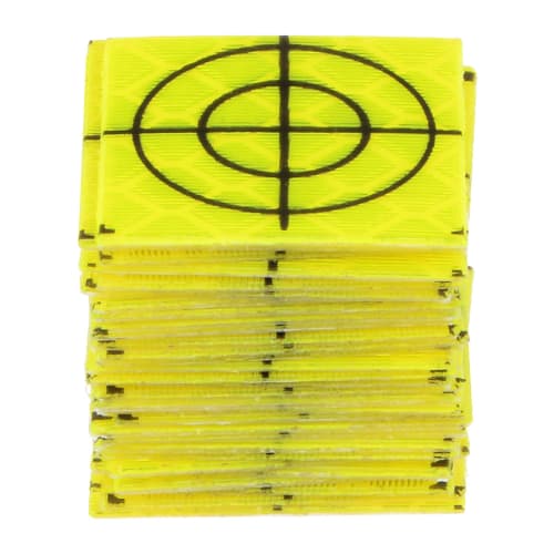 uxcell Survey Reflectors, 20mm Self-Adhesive Reflective Tape for Survey Marking, Green, for Total Stations, 30 Pack